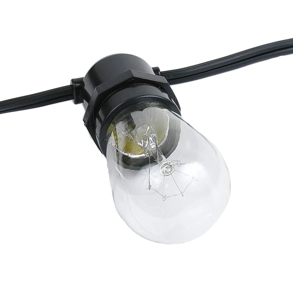 100' Black Commercial Grade Stringer (E26 Base) 5 100' Black Commercial Grade Stringer (E26 Base) - Image 5