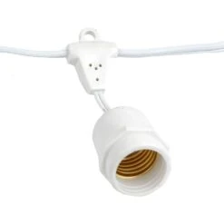 330' Suspended White Commercial Grade Stringer (E26 Base) 6 330' Suspended White Commercial Grade Stringer (E26 Base) -Christmas Lights Series 0020115 330 suspended white commercial grade stringer e26 base