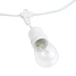 330' Suspended White Commercial Grade Stringer (E26 Base) 9 330' Suspended White Commercial Grade Stringer (E26 Base) -Christmas Lights Series 0020116 330 suspended white commercial grade stringer e26 base