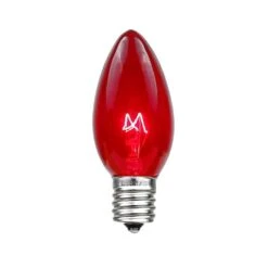 Red Twinkle C9 Bulbs 7 Watt Replacement Lamps 25 Pack -Christmas Lights Series 0020347 red twinkle c9 bulbs 7 watt replacement lamps 25 pack