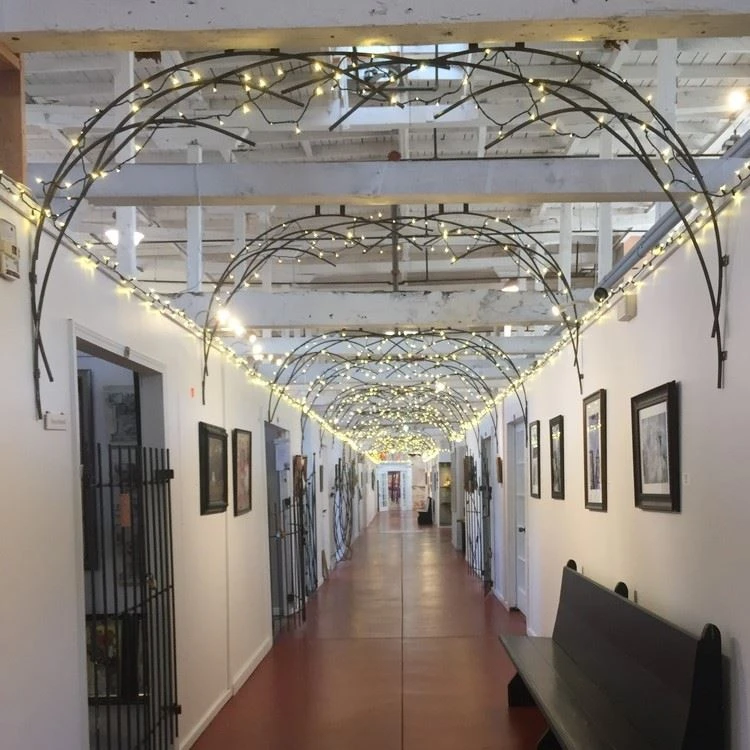 Commercial Grade Wide Angle 100 LED Warm White 34' Long Black Wire 2 Commercial Grade Wide Angle 100 LED Warm White 34' Long Black Wire - Image 2