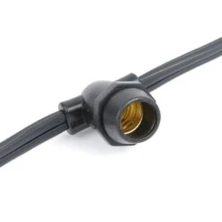 100 Clear G40 Commercial Grade Candelabra Base Light Set -Christmas Lights Series 0021773 100 clear g40 commercial grade candelabra base light set