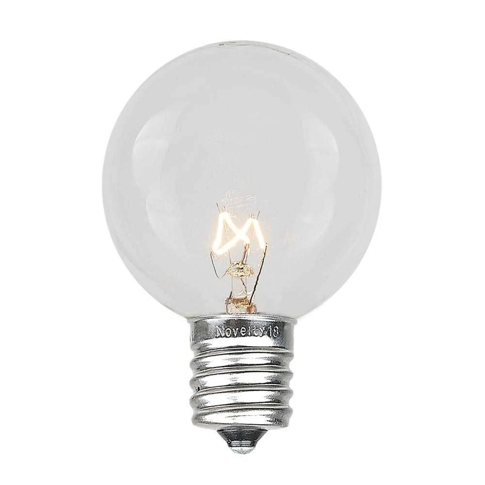 80 Clear G50 Suspended Commercial Grade Intermediate Base Light Set - Brown Wire 3 80 Clear G50 Suspended Commercial Grade Intermediate Base Light Set - Brown Wire - Image 3