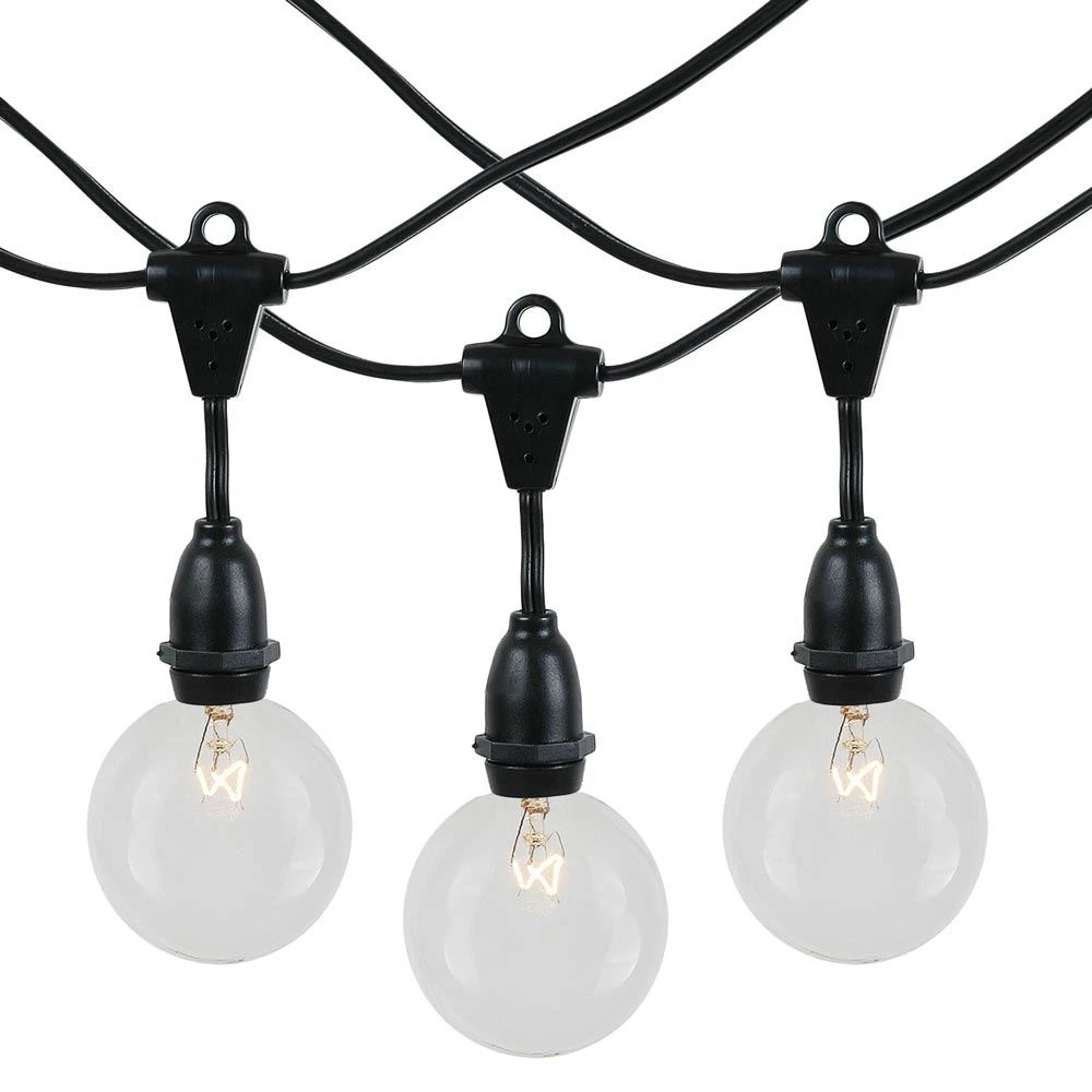 25 Clear G50 Suspended Commercial Grade Intermediate Base Light Set 2 25 Clear G50 Suspended Commercial Grade Intermediate Base Light Set - Image 2