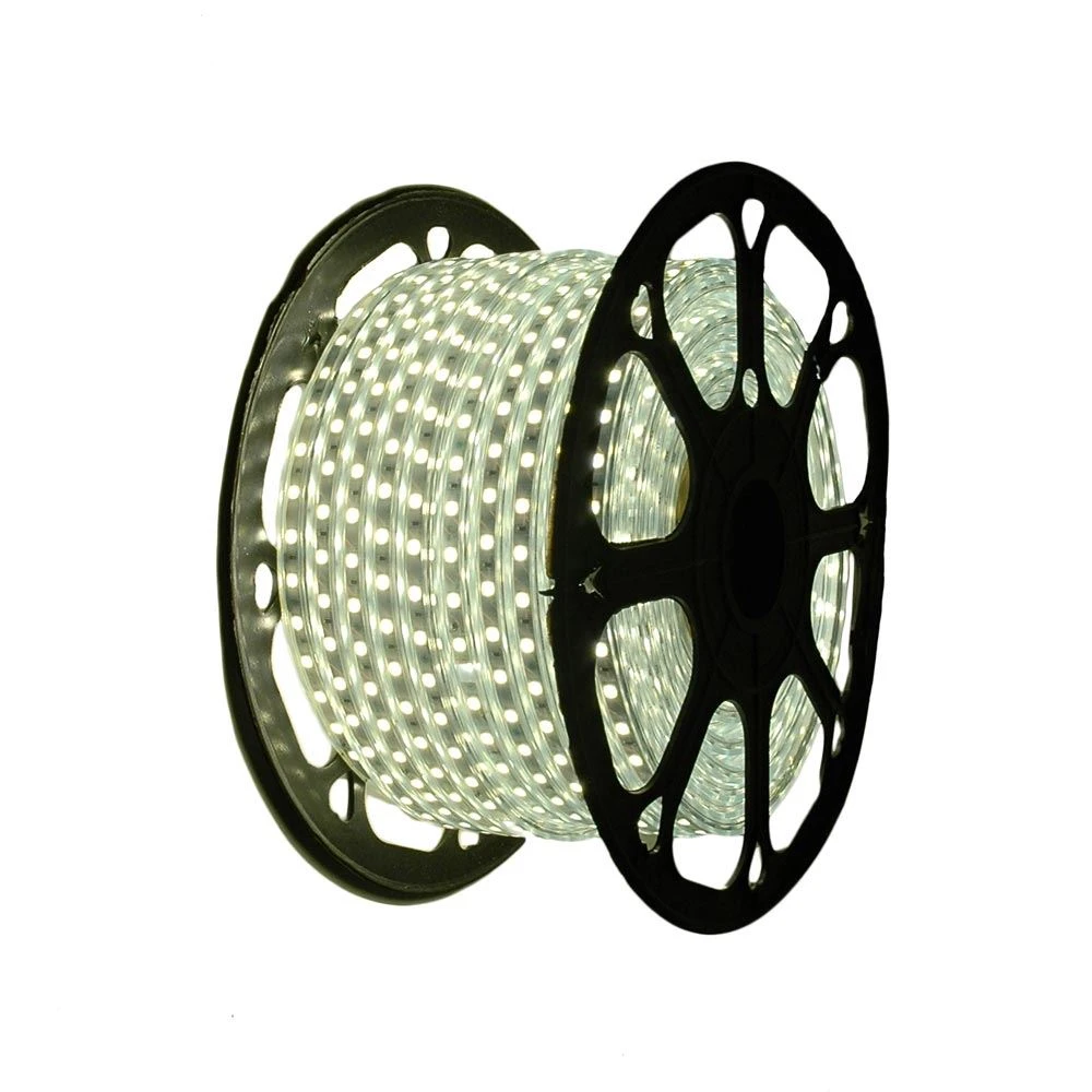 Warm White LED Strip Light Spool 164' Of 1/2" 2 Wire 120V 1 Warm White LED Strip Light Spool 164' Of 1/2" 2 Wire 120V