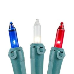 Red/White/Blue Multi Function Chasing Christmas Lights -Christmas Lights Series 0022674 redwhiteblue multi function chasing christmas lights