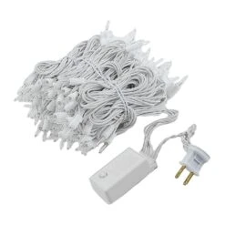 Clear Multi Function Chasing Christmas Lights White Wire -Christmas Lights Series 0022688 clear multi function chasing christmas lights white wire