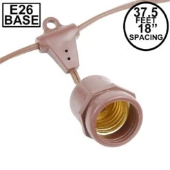 37.5' Suspended Brown Commercial Grade Stringer (E26 Base)