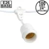 100' Suspended White Commercial Grade Stringer (E26 Base)