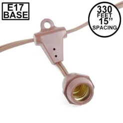 330' Suspended Brown Commercial Grade Stringer 264 Intermediate (e17) Base Sockets