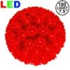 100 Red LED 7.5" Sphere