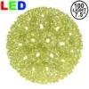 100 Warm White LED 7.5" Sphere