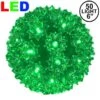 50 Green LED 6" Sphere