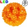 50 Orange LED 6" Sphere