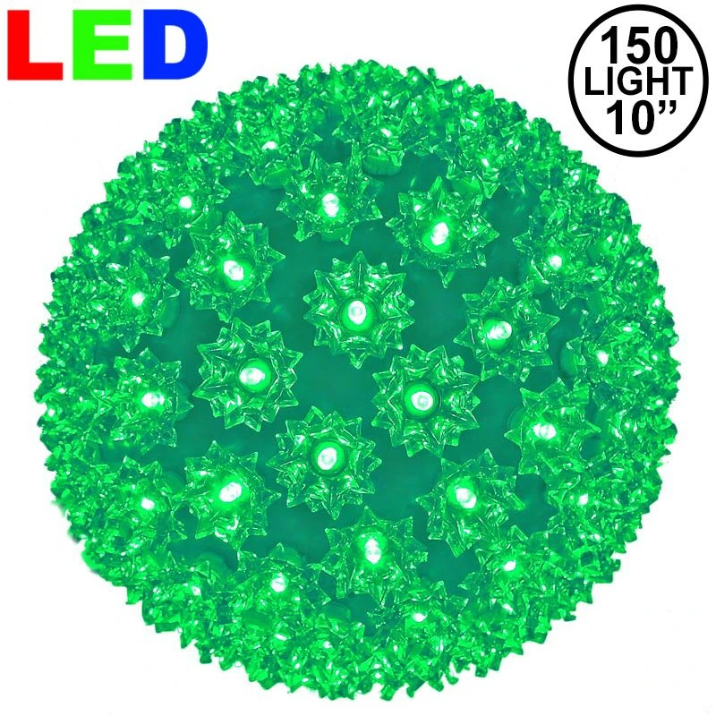 150 Green LED 10" Sphere 1 150 Green LED 10" Sphere