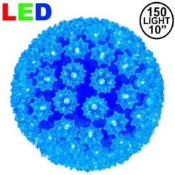 150 Blue LED 10" Sphere