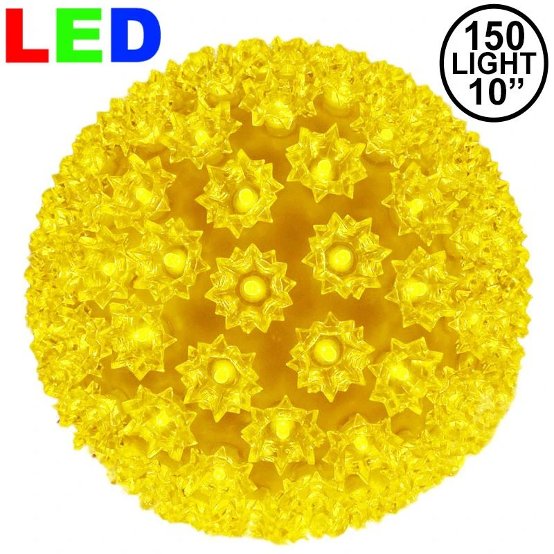 150 Yellow LED 10" Sphere 1 150 Yellow LED 10" Sphere