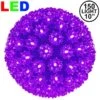 150 Purple LED 10" Sphere