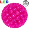 150 Pink LED 10" Sphere