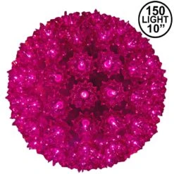 Purple 150 Light Starlight Sphere 10"