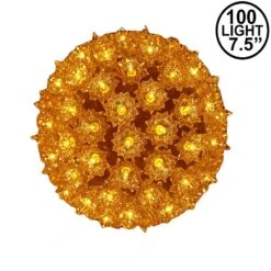 Gold 100 Light Starlight Sphere 7.5"