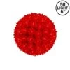 Red 50 Light Mini Starlight Sphere 6"