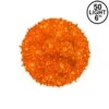 Amber/Orange 50 Light Mini Starlight Sphere 6"
