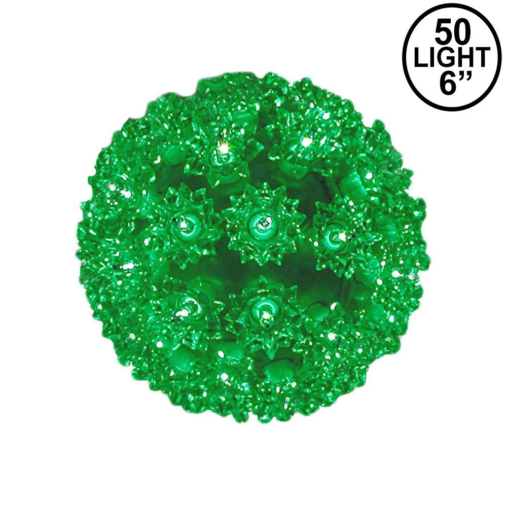 Green 50 Light Mini Starlight Sphere 6" 1 Green 50 Light Mini Starlight Sphere 6"