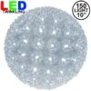 150 Twinkle LED 10" Sphere Pure White