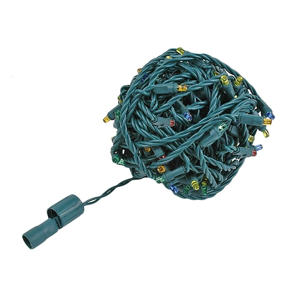 Coaxial 100 LED Multi 6" Spacing Green Wire 2 Coaxial 100 LED Multi 6" Spacing Green Wire - Image 2