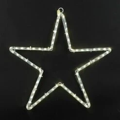 24" Large Star Christmas LED Rope Light Motif -Christmas Lights Series 0023258 24 large star christmas led rope light motif