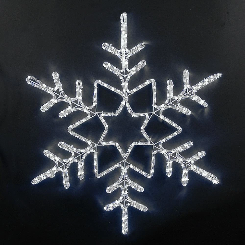36" Deluxe LED Snowflake Pure White 2 36" Deluxe LED Snowflake Pure White - Image 2