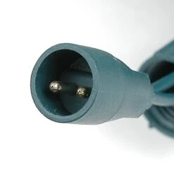 Coaxial 50 LED Green 6" Spacing Green Wire -Christmas Lights Series 0023380 coaxial 50 led green 6 spacing green wire