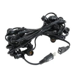 25 Clear G50 Commercial Grade Intermediate Base Light Set -Christmas Lights Series 0023444 25 clear g50 commercial grade intermediate base light set