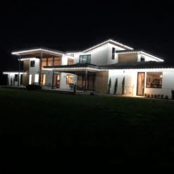 25 Light String Set With Pure White LED C7 Bulbs On Brown Wire 9 25 Light String Set With Pure White LED C7 Bulbs On Brown Wire -Christmas Lights Series 0023984 25 light string set with pure white led c7 bulbs on brown wire