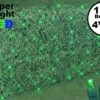 Green LED Net Lights 4x6 Green Wire