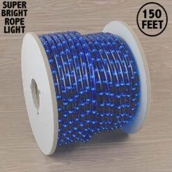 150 Ft Blue Rope Light Spool 1/2" 120 Volt *ON SALE*