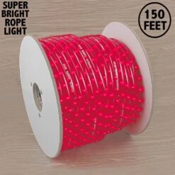 150 Ft Pink Rope Light Spool 1/2" 120 Volt