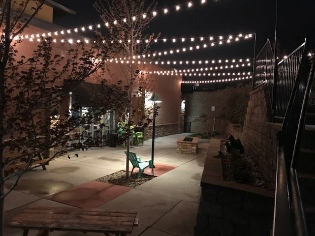 100 G40 Globe String Light Set With Clear Bulbs On Brown Wire 2 100 G40 Globe String Light Set With Clear Bulbs On Brown Wire - Image 2