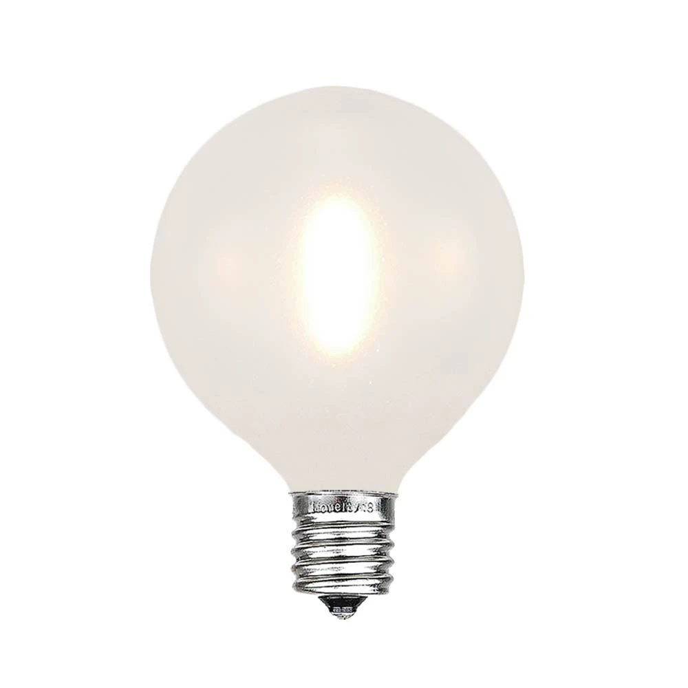 Frosted White - G40 - Plastic Filament LED Replacement Bulbs - 25 Pack 2 Frosted White - G40 - Plastic Filament LED Replacement Bulbs - 25 Pack - Image 2