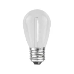 Pure White S14 LED Plastic Filament Medium Base E26 Bulbs - 25pk -Christmas Lights Series 0025320 pure white s14 led plastic filament medium base e26 bulbs 25pk