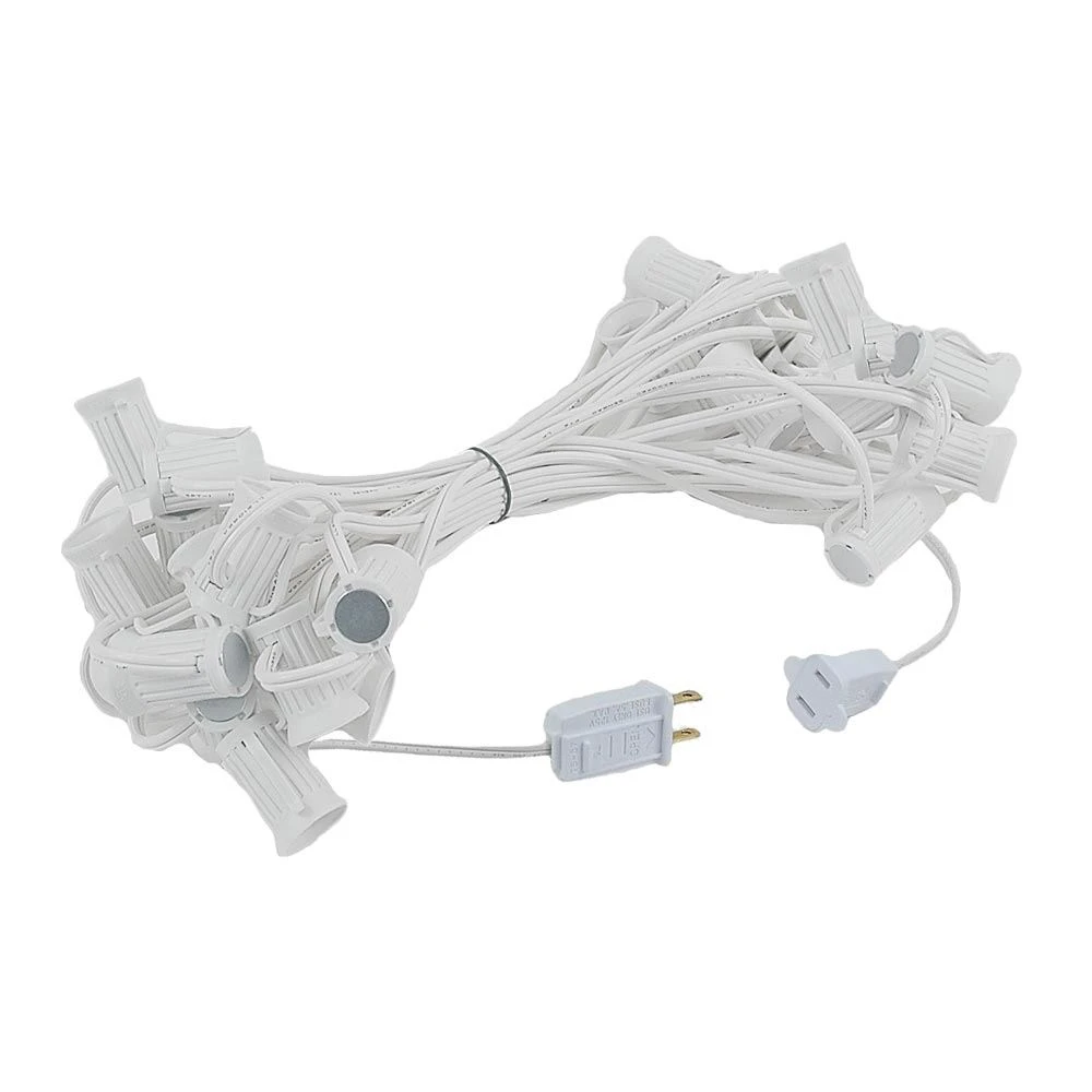 C7 Magnetic 25' Stringers 12" Spacing White Wire 2 C7 Magnetic 25' Stringers 12" Spacing White Wire - Image 2