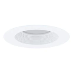 5/6 Inch LED Downlight(15W) White Baffled Dimmable 5 Color Select 120V