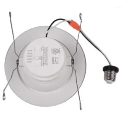 5/6 Inch LED Downlight(15W) White Baffled Dimmable 5 Color Select 120V 8 5/6 Inch LED Downlight(15W) White Baffled Dimmable 5 Color Select 120V -Christmas Lights Series 0025702 56 inch led downlight15w white baffled dimmable 5 color select 120v