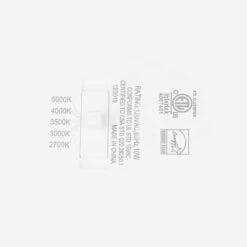 4 Inch LED Downlight(10W) White Baffle Dimmable 5 Color Select 120V -Christmas Lights Series 0025710 4 inch led downlight10w white baffle dimmable 5 color select 120v