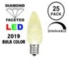 Old Color Warm White C7 LED Replacement Bulbs 25 Pack