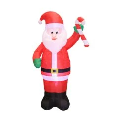 7' Inflatable Swirling Santa -Christmas Lights Series 0025898 7 inflatable swirling santa