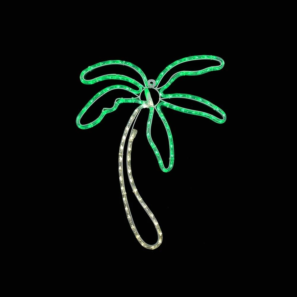 24" Palm Tree LED Rope Light Motif 2 24" Palm Tree LED Rope Light Motif - Image 2