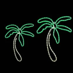 24" Palm Tree LED Rope Light Motif 5 24" Palm Tree LED Rope Light Motif -Christmas Lights Series 0026488 24 palm tree led rope light motif