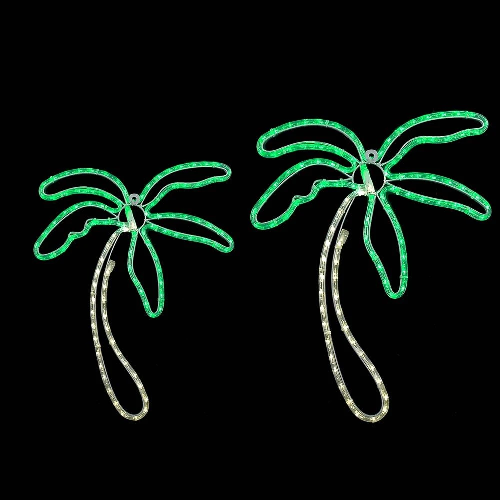 24" Palm Tree LED Rope Light Motif 3 24" Palm Tree LED Rope Light Motif - Image 3